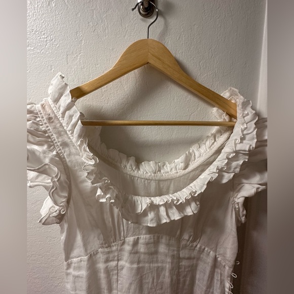 Doen Calla Ruffle Dress - Salt White - Picture 7 of 7